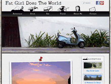 Tablet Screenshot of fatgirldoestheworld.com